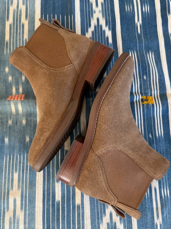 Cole Haan Shoes - Cole Haan Rebecca Suede Chelsea Booties Golden Toffee 8.5 Medium
